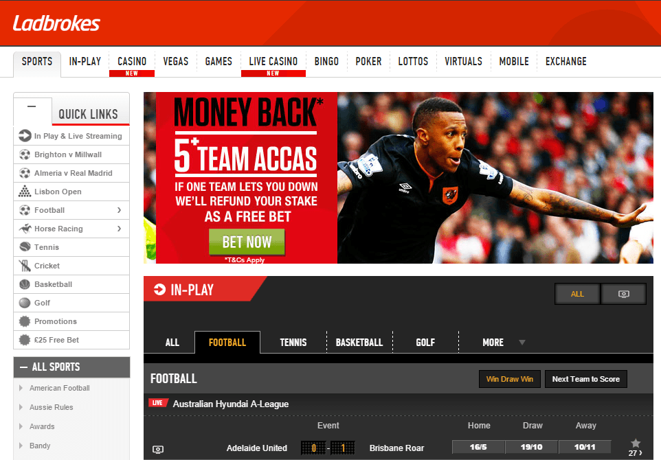 Football accumulator tips Ladbrokes