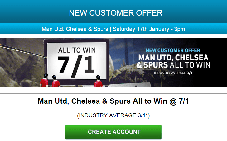 Enhanced odds offer accumulator