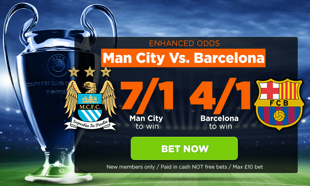 price boosts Man City v Barcelona