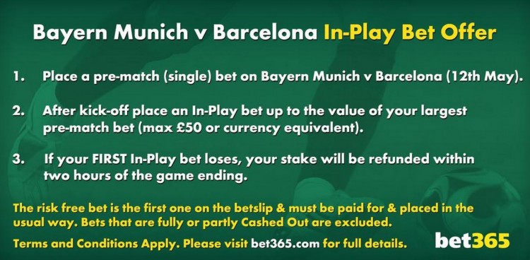 Bayern Munich v Barcelona betting tips