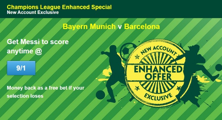 Bayern Munich v Barcelona betting tips predictions