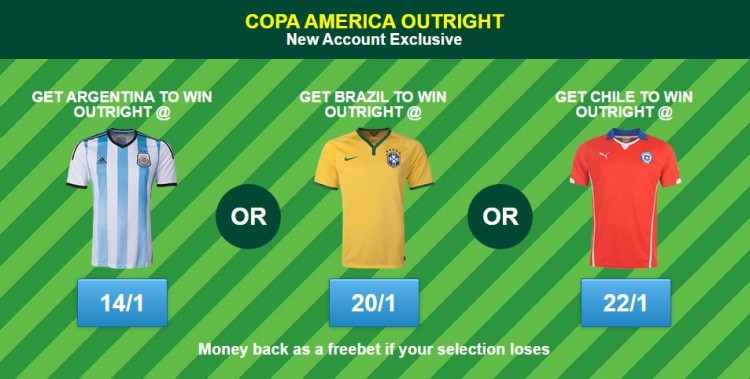 Copa America enhanced odds