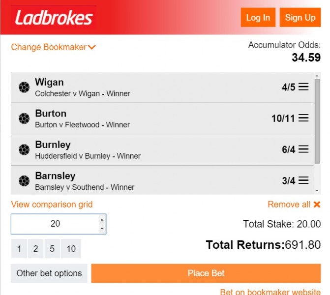 accumulator tips 12th March
