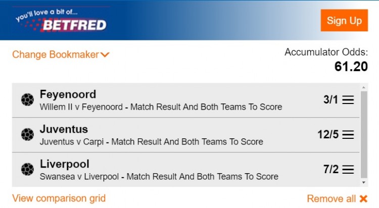 Match Result and BTTS tips