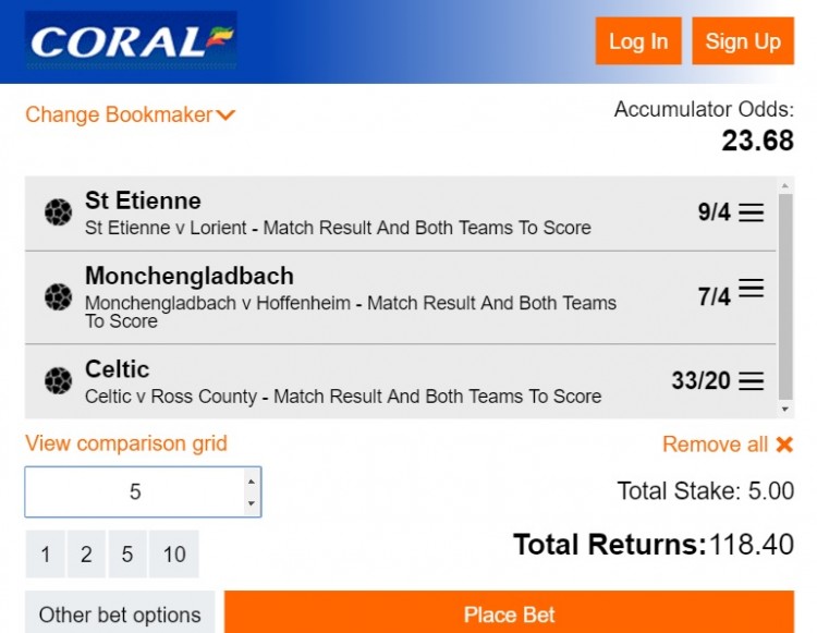 BTTS and win tips