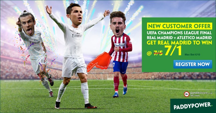 Real Madrid v Atletico enhanced odds