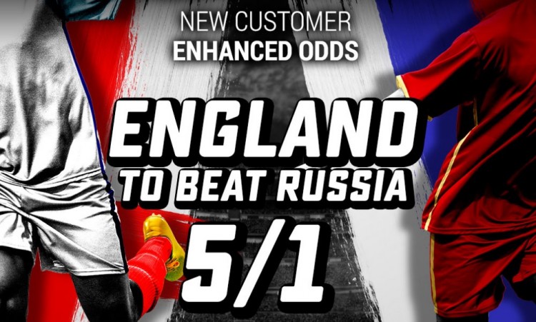 England v Russia odds boosts