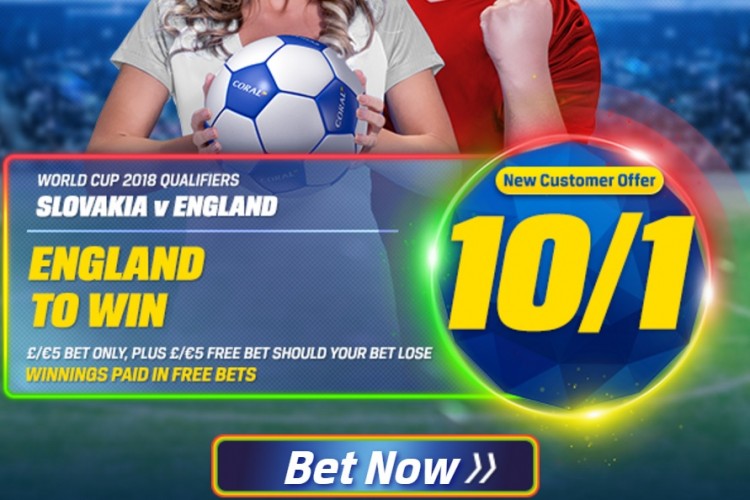 England to beat Slovakia