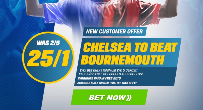 Chelsea to beat Bournemouth